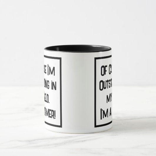 Uitstekend in mijn vakgebied. boer mok (Midden)