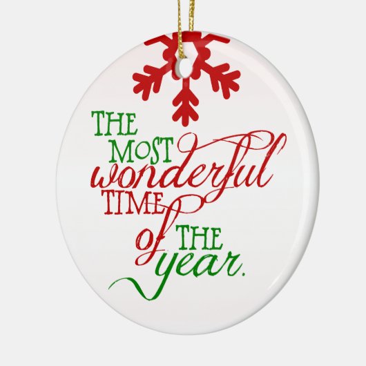 Uitstekend kerstfeestdag, persoonlijk Ornament (Links)