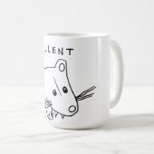 uitstekend koffiemok (Voorkant rechts)