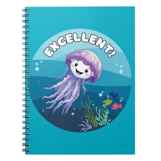 Uitstekend!, kwaliteitslabel notitieboek (Voorkant)