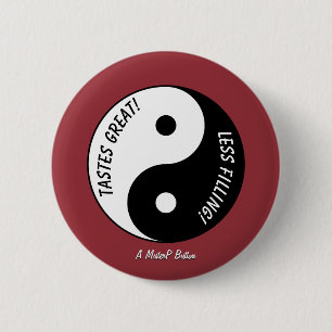 Uitstekend / minder vulling - een MisterP-Button Ronde Button 5,7 Cm