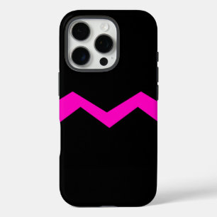 Uitstekend ontwerp op zwarte achtergrond iPhone 16 pro hoesje