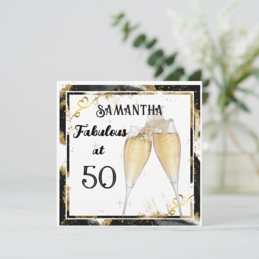 Uitstekend op "jouw leeftijd" verjaardagskaart feestdagenkaart (Staand voorkant)