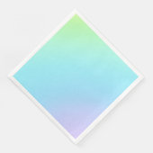 Uitstekend pastel-regenboogbruispapier Napkins Servet (Hoek)