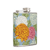 Uitstekend patroon met chrysanten heupfles (Rechts)