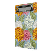 Uitstekend patroon met chrysanten mini klembord (Angled2)