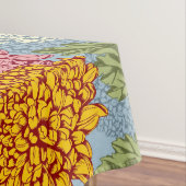 Uitstekend patroon met chrysanten tafelkleed (Voorbeeld)