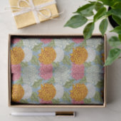 Uitstekend patroon met chrysanten tissuepapier (Geschenk)