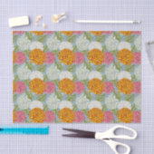 Uitstekend patroon met chrysanten tissuepapier (Craft)