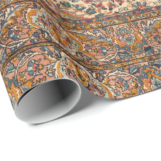 Uitstekend  Perzisch tapijtpatroon Cadeaupapier (Rol Hoek)