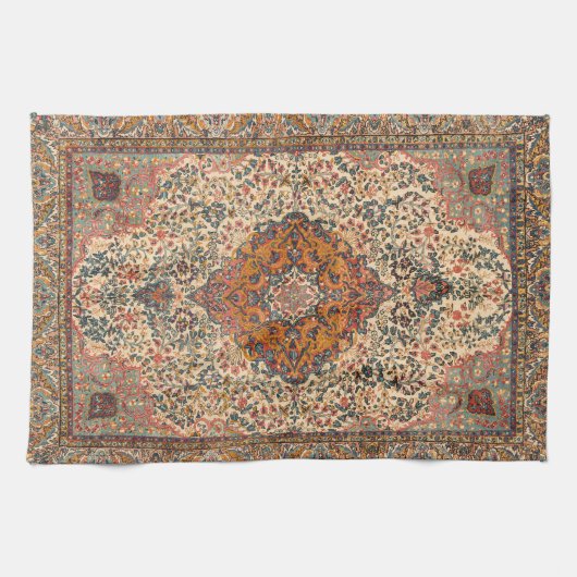 Uitstekend Perzisch tapijtpatroon Theedoek (Horizontaal)