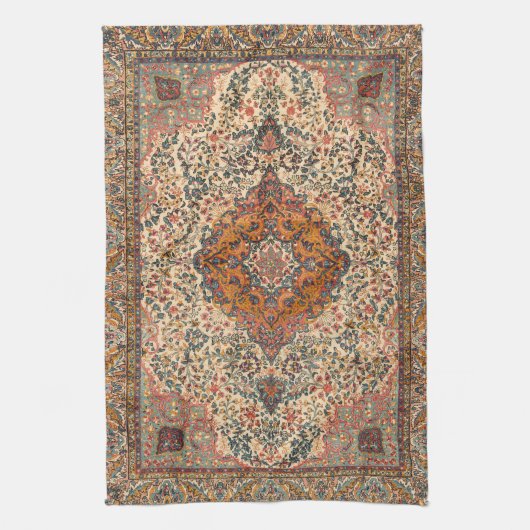 Uitstekend Perzisch tapijtpatroon Theedoek (Verticaal)