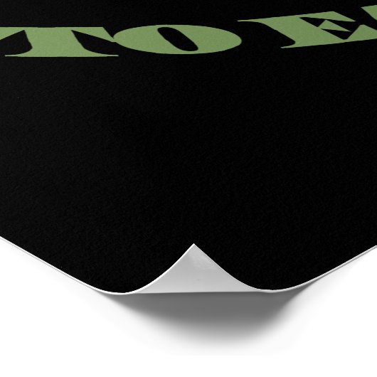 Uitstekend Poster (Hoek)