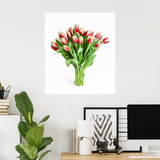 Uitstekend Poster van Flowers - Tulpen (Thuiskantoor)