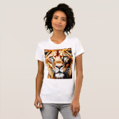 "Uitstekend realisme: ingewikkeld lendenontwerp on T-shirt (Voorkant volledig)