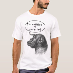 Uitstekend recht op evolutie van Ape T-shirt