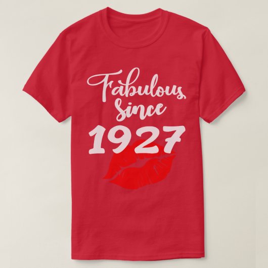 Uitstekend sinds 1927 t-shirt (Design voorkant)