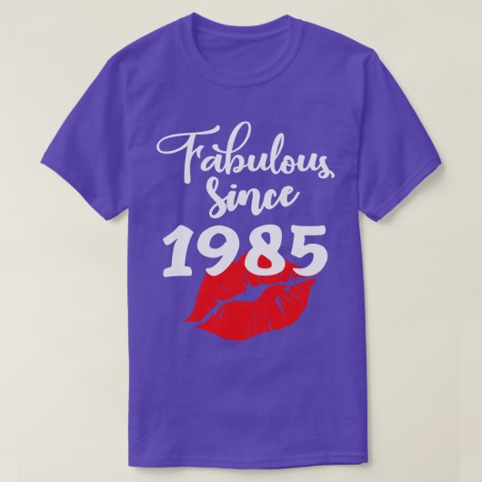 Uitstekend sinds 1985 t-shirt (Design voorkant)