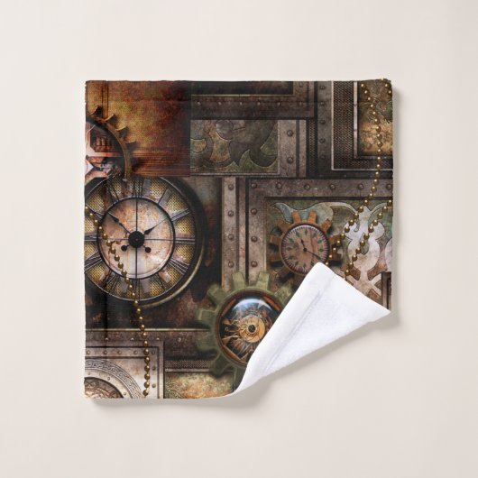 Uitstekend steampunkontwerp bad handdoek (Wasdoekje)