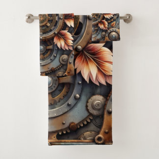 Uitstekend steampunkontwerp bad handdoek