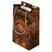 Uitstekend steampunkontwerp klein cadeauzakje (Achterkant Gekanteld)