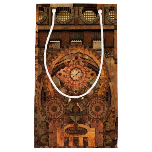 Uitstekend steampunkontwerp klein cadeauzakje (Voorkant)