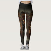 Uitstekend steampunkontwerp leggings (Voorkant)