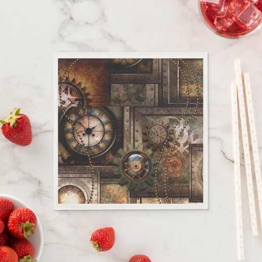 Uitstekend steampunkontwerp servet (Insitu)