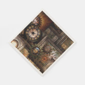 Uitstekend steampunkontwerp servet (Hoek)