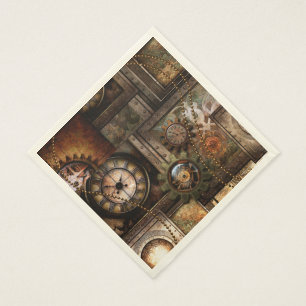 Uitstekend steampunkontwerp servet