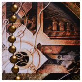 Uitstekend steampunkontwerp stof (Swatch)