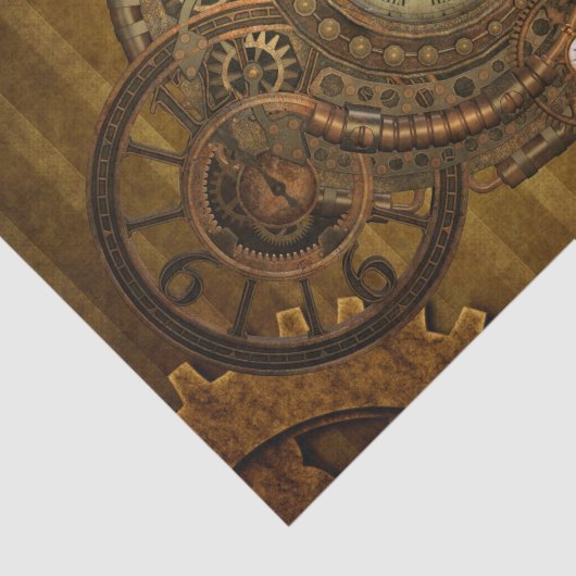 Uitstekend steampunkontwerp tissuepapier (Detail)