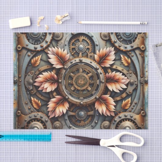Uitstekend steampunkontwerp tissuepapier (Craft)