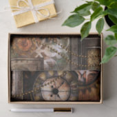 Uitstekend steampunkontwerp tissuepapier (Geschenk)