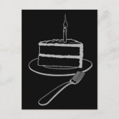 Uitstekend stuk taart ontwerp, verjaardag of evene feestdagenkaart (Voorkant)