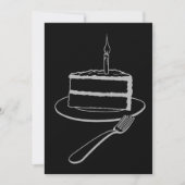 Uitstekend stuk taart ontwerp, verjaardag of evene feestdagenkaart (Voorkant)