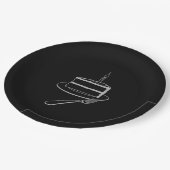 Uitstekend stuk taart ontwerp, verjaardag of evene papieren bordje (Gekanteld)