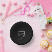 Uitstekend stuk taart ontwerp, verjaardag of evene papieren kommen (Feest)