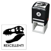 Uitstekend! T-rex dinosaurusschedel Zelfinktende Stempel (In situ)