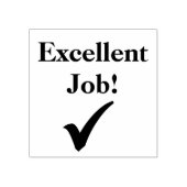 Uitstekend taakvinkje rubberstempel (Afrduk)