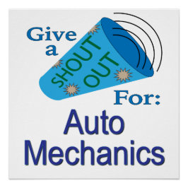 Uitstekend voor automatische mechanica perfect poster