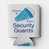 Uitstekend voor beveiligingsbewakers blikjeskoeler (Achterkant)