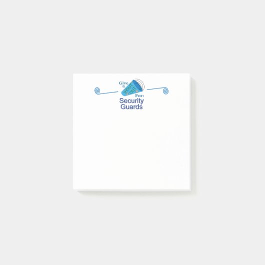 Uitstekend voor beveiligingsbewakers post-it® notes (Voorkant)