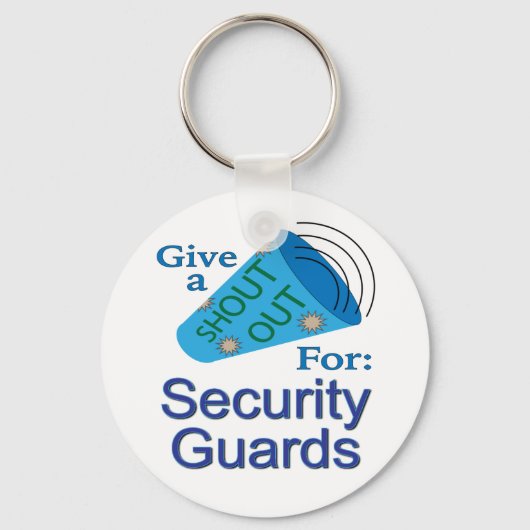 Uitstekend voor beveiligingsbewakers sleutelhanger (Voorkant)