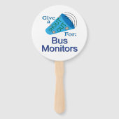 Uitstekend voor busmonitoren handwaaier (Achterkant)