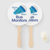 Uitstekend voor busmonitoren handwaaier (Voorkant en achterkant)