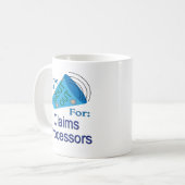 Uitstekend voor claimprocessors koffiemok (Voorkant links)