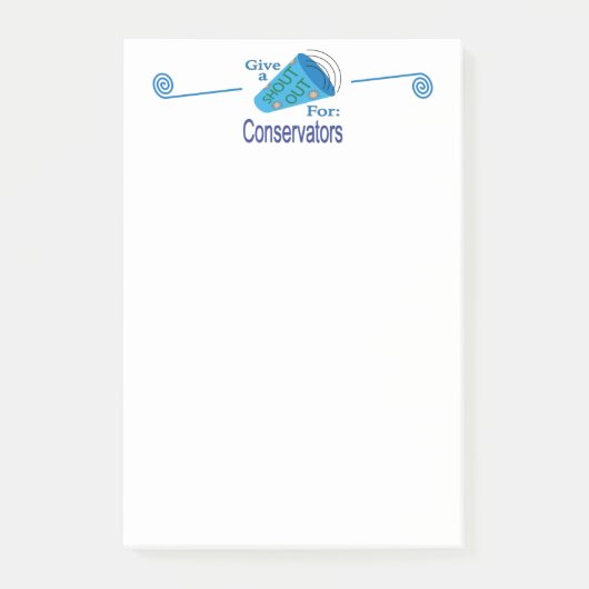 Uitstekend voor conservatoren post-it® notes (Voorkant)