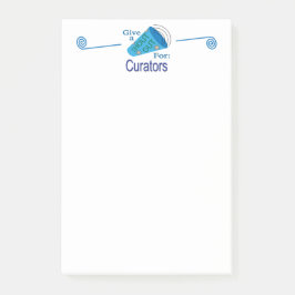 Uitstekend voor curators post-it® notes