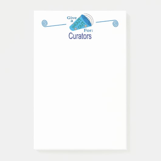 Uitstekend voor curators post-it® notes (Voorkant)